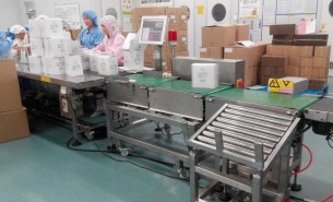 化妝品檢重秤_流水線日化重檢機(jī) DHCW系列自動重量檢測機(jī)